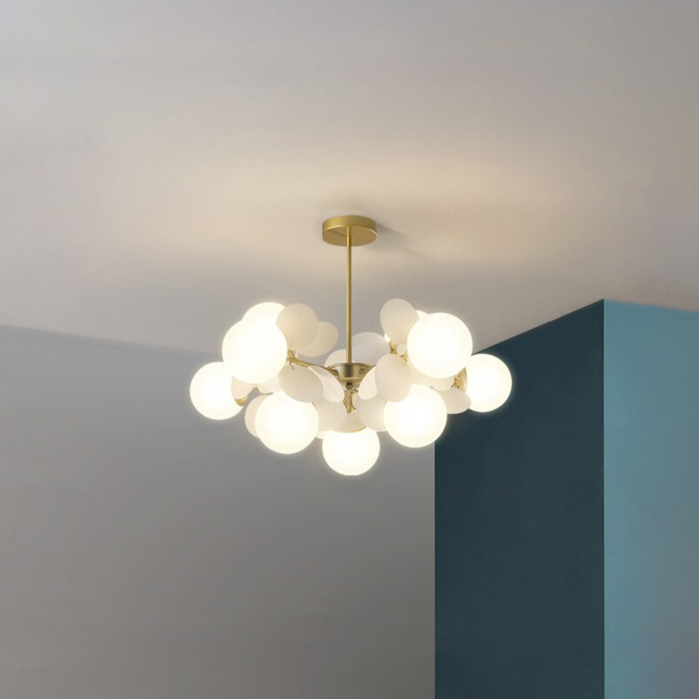 Lampadario floreale Orlonia