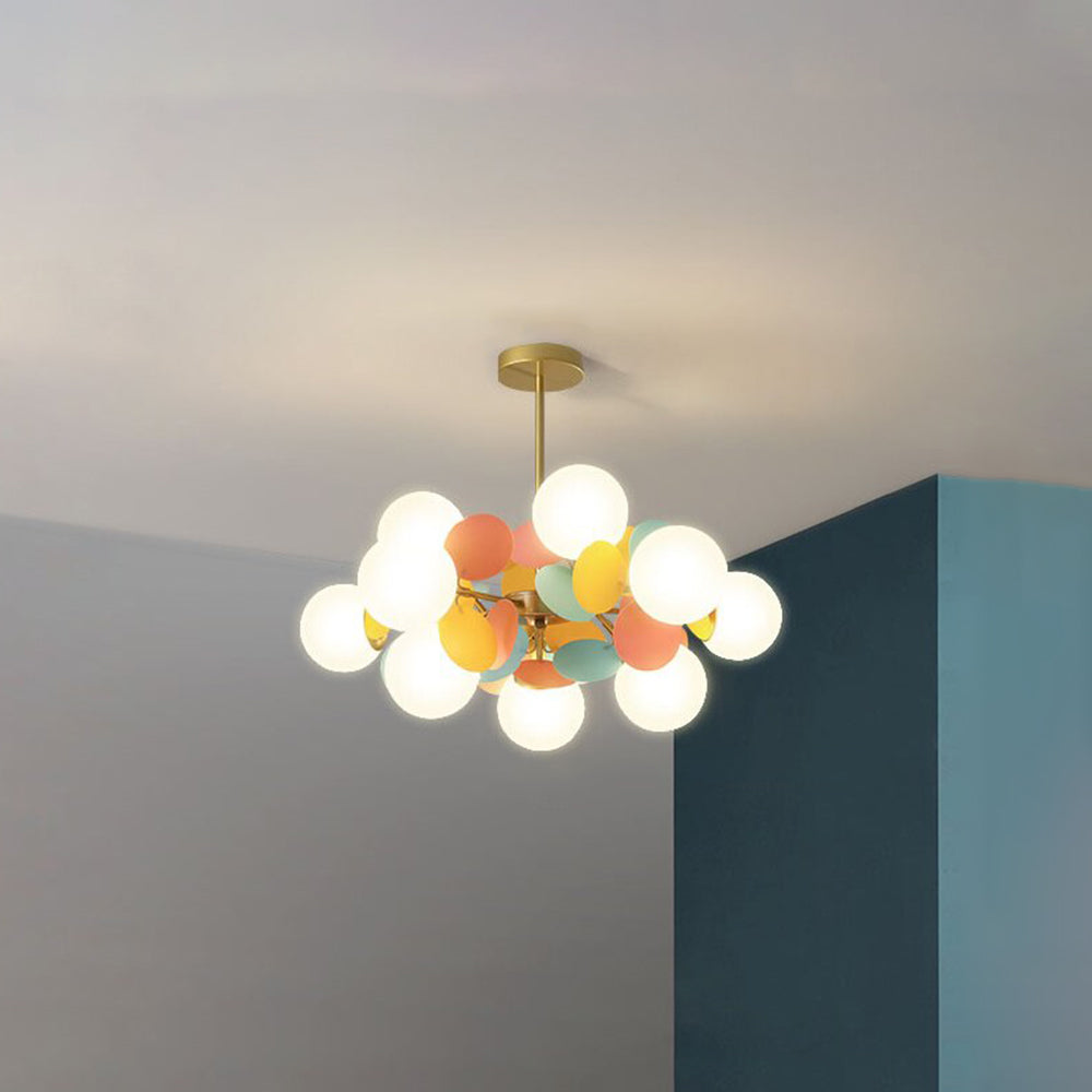 Lampadario floreale Orlonia
