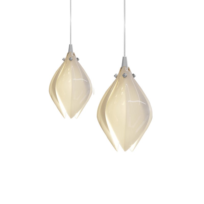 Lampada a sospensione floreale Fenoriano
