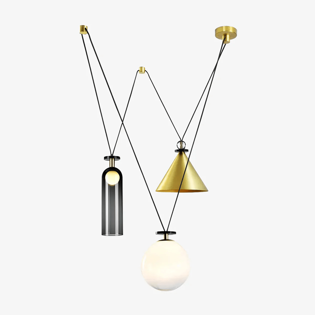 Lampadario geometrico Perilova