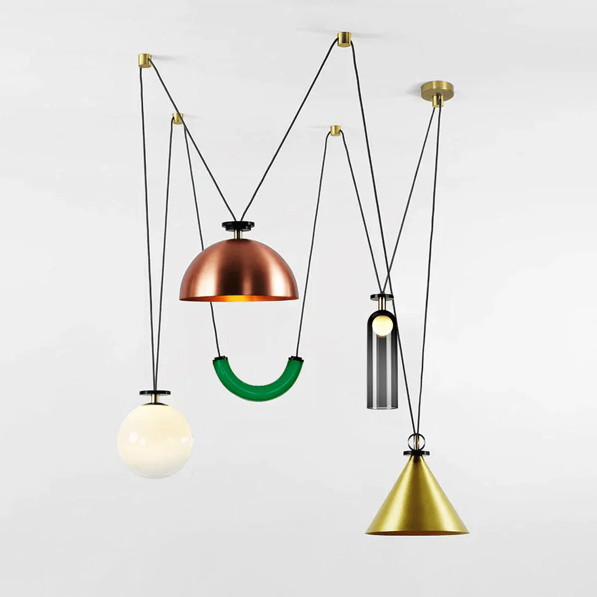 Lampadario geometrico Perilova