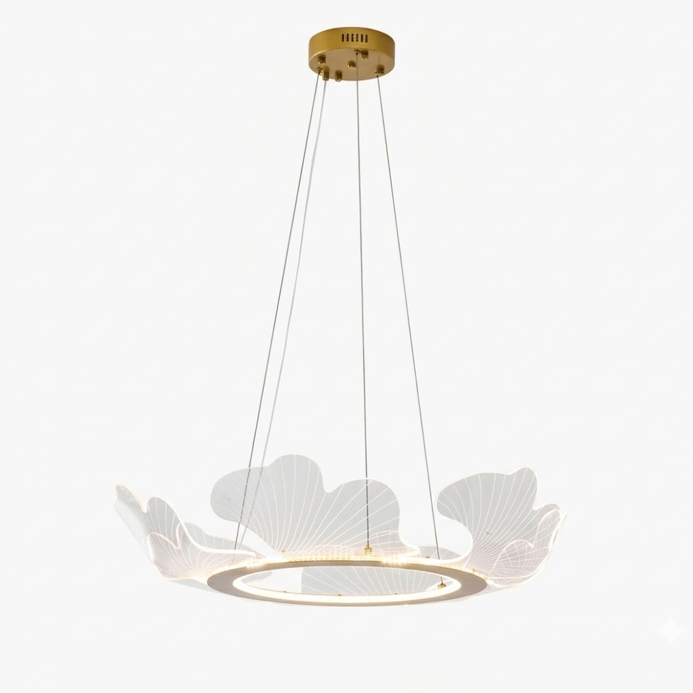 Lampadario a foglia Nelira