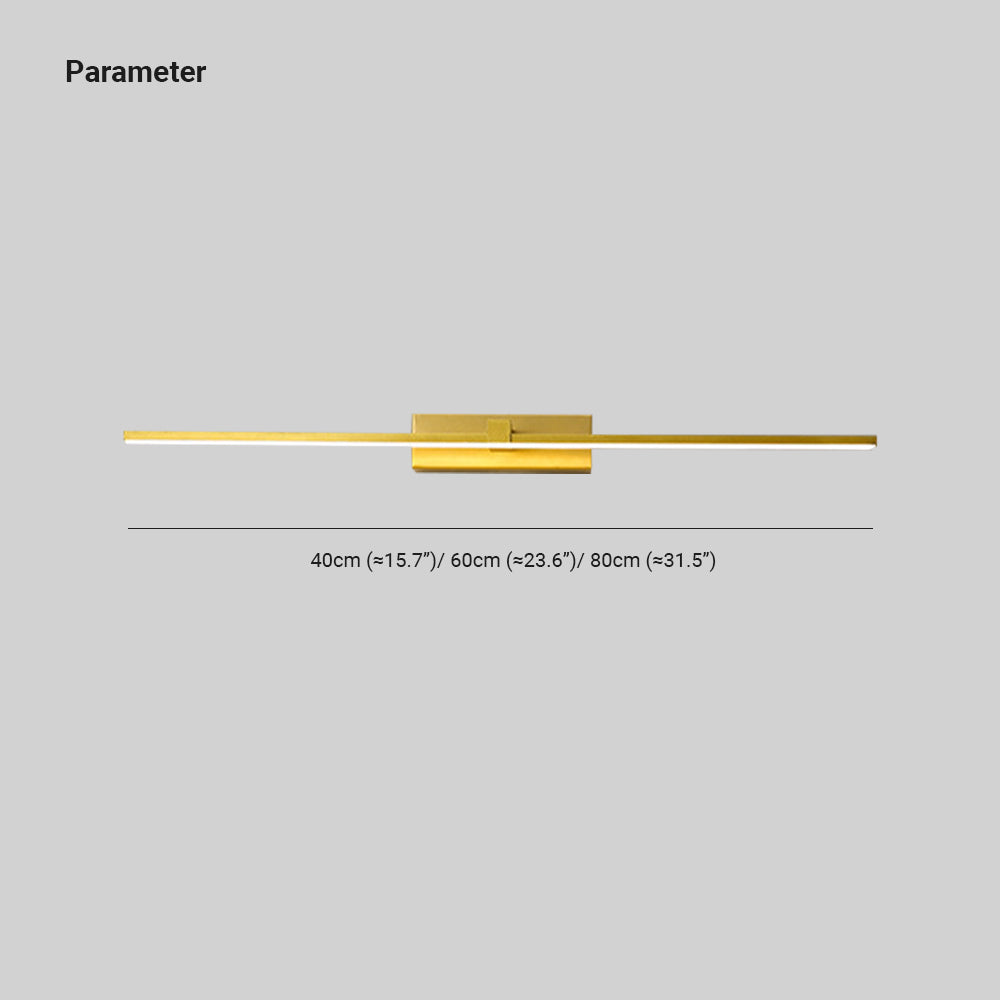 Applique da parete lineare Monlume