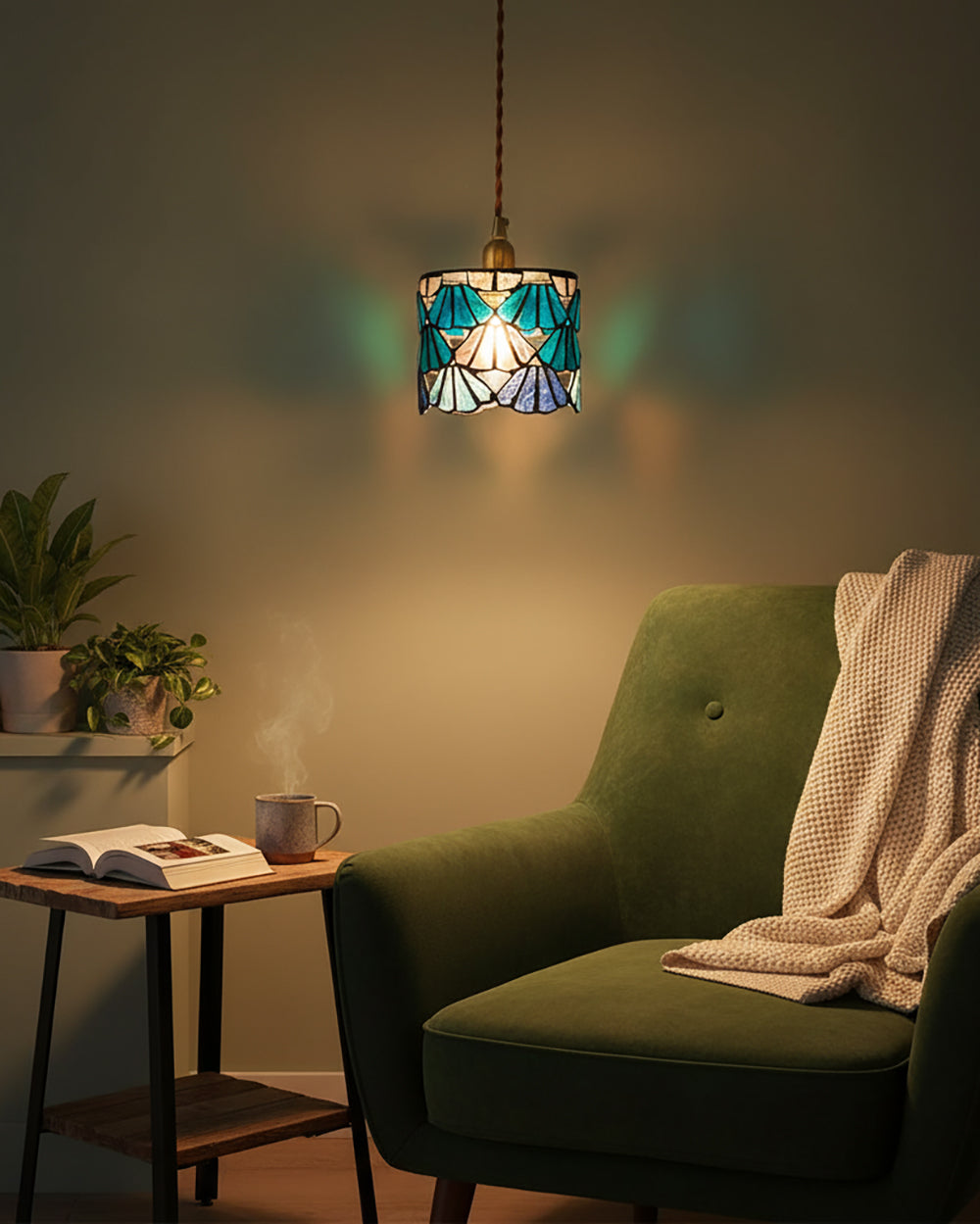 Lampada a sospensione vintage Loeriva