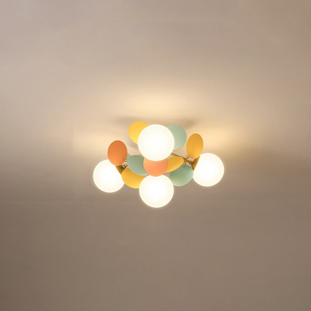 Lampadario floreale Orlonia