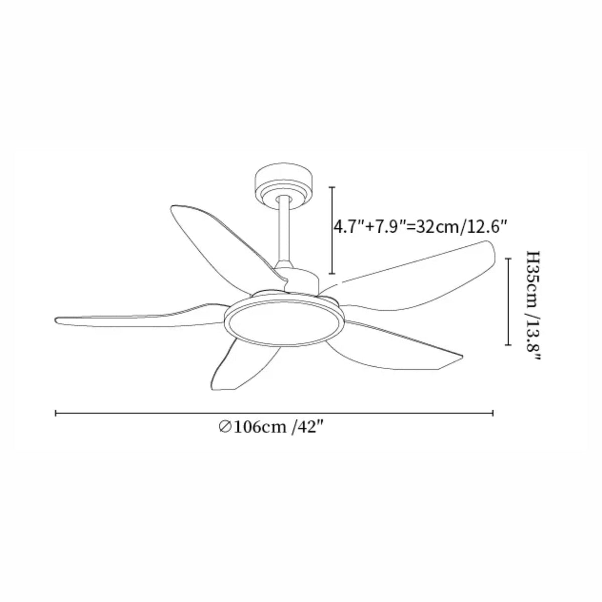 Ventilatore da soffitto Lucinano