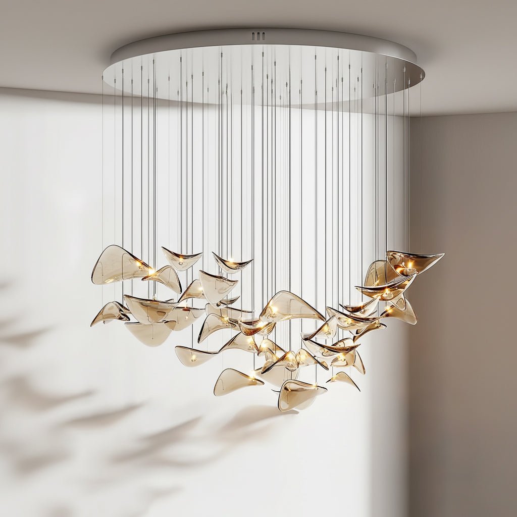 Wave Floating Leaf Chandelier – detail 27