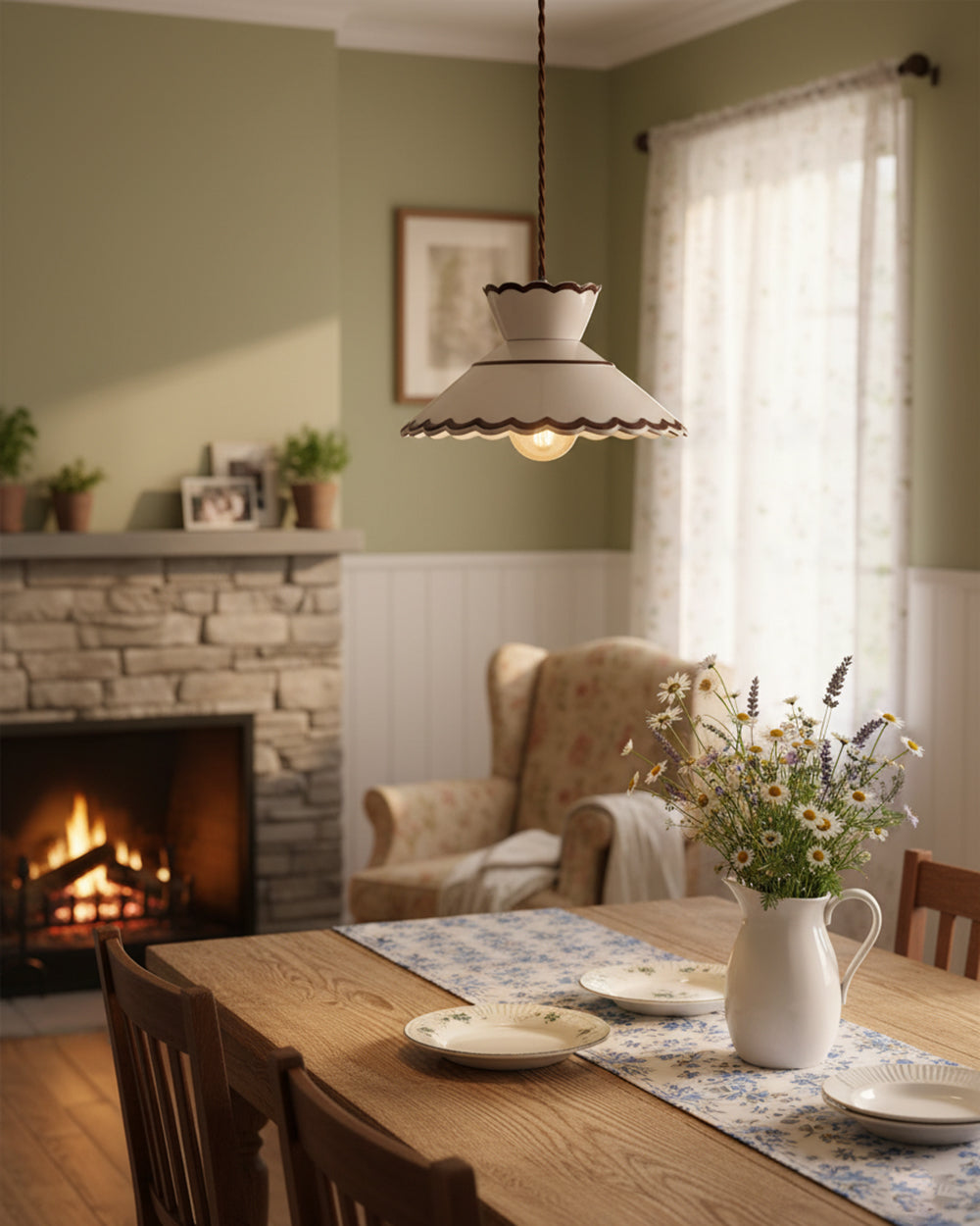 Lampada a sospensione vintage Belenori