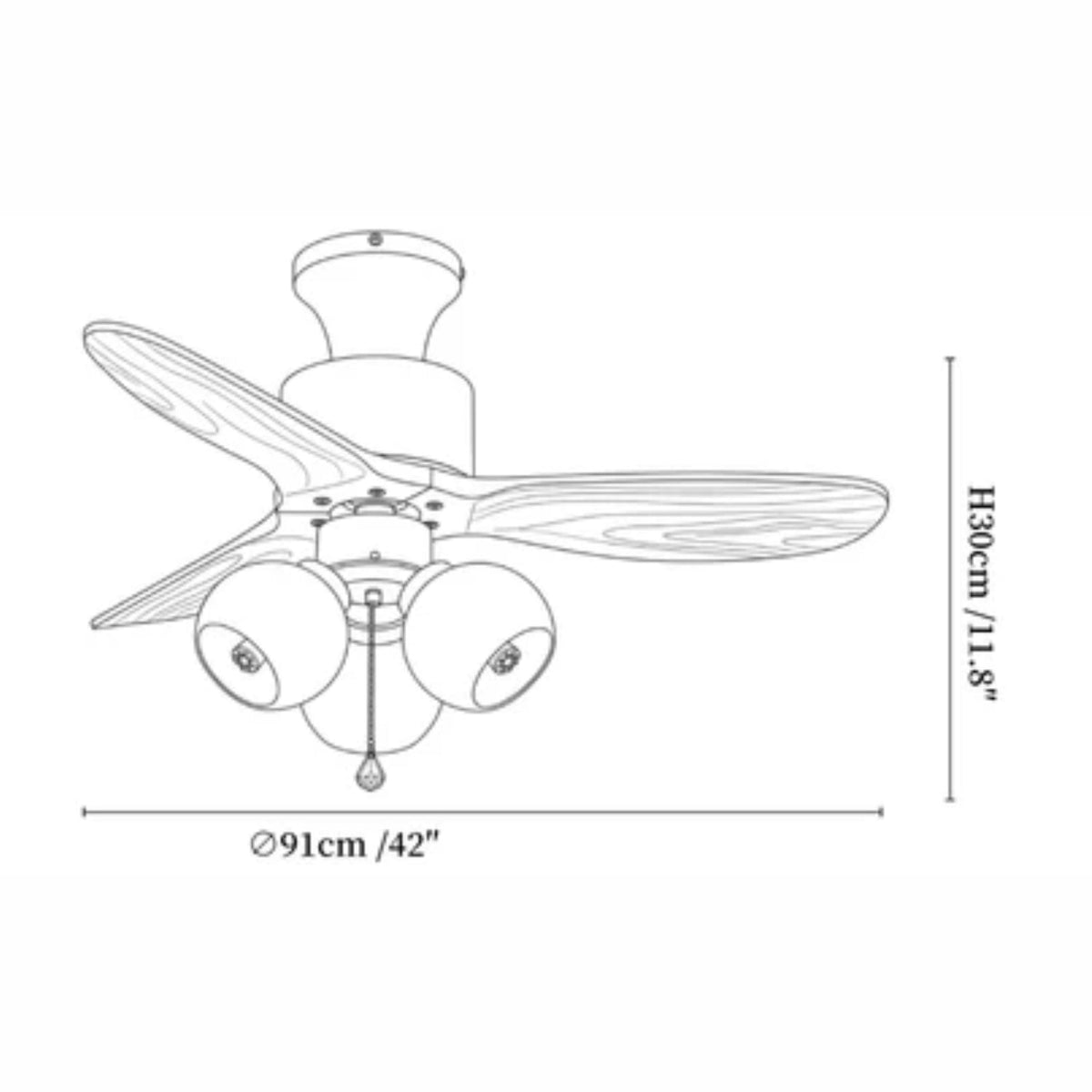 Ventilatore da soffitto Soleli