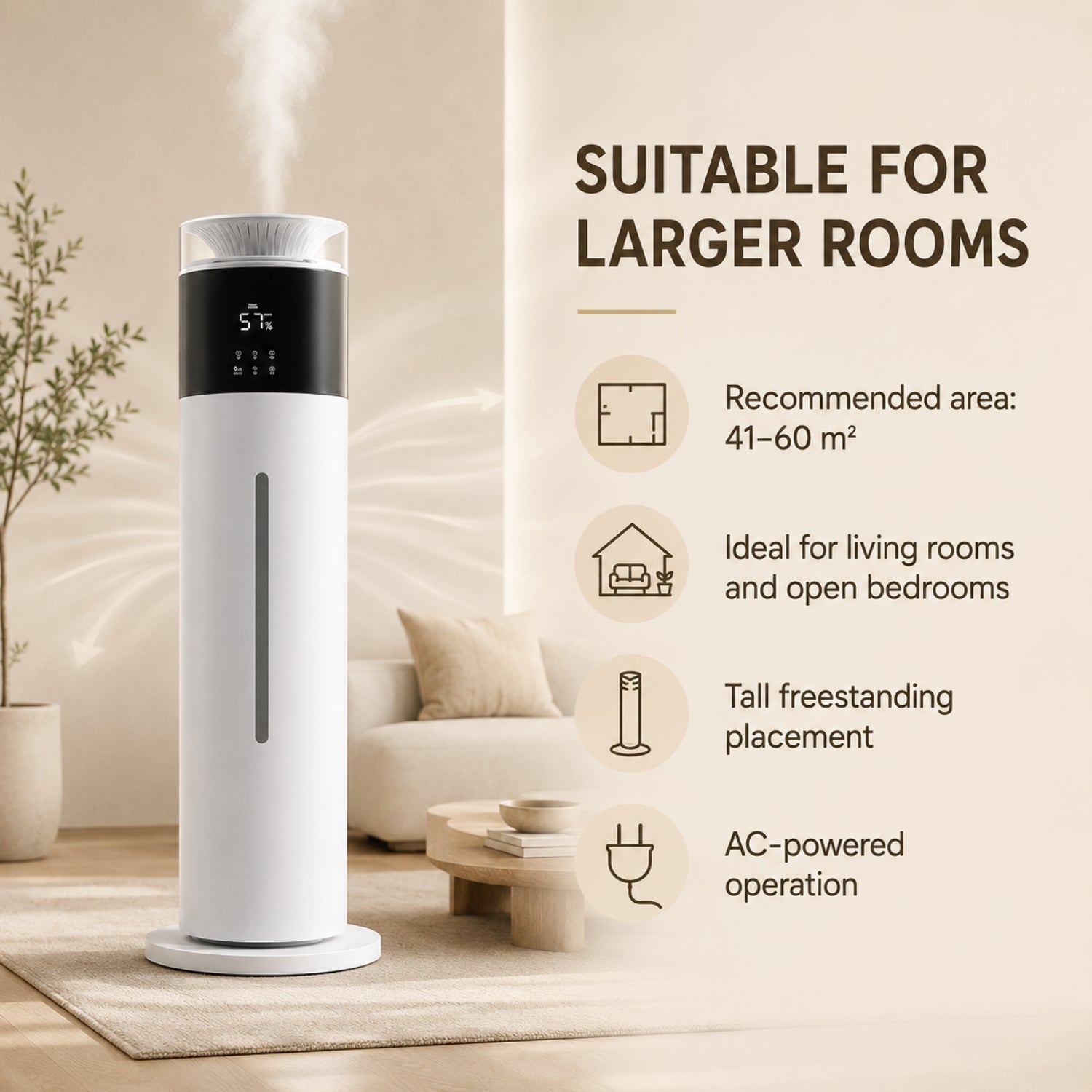 ZOAVE - Umidificatore a colonna