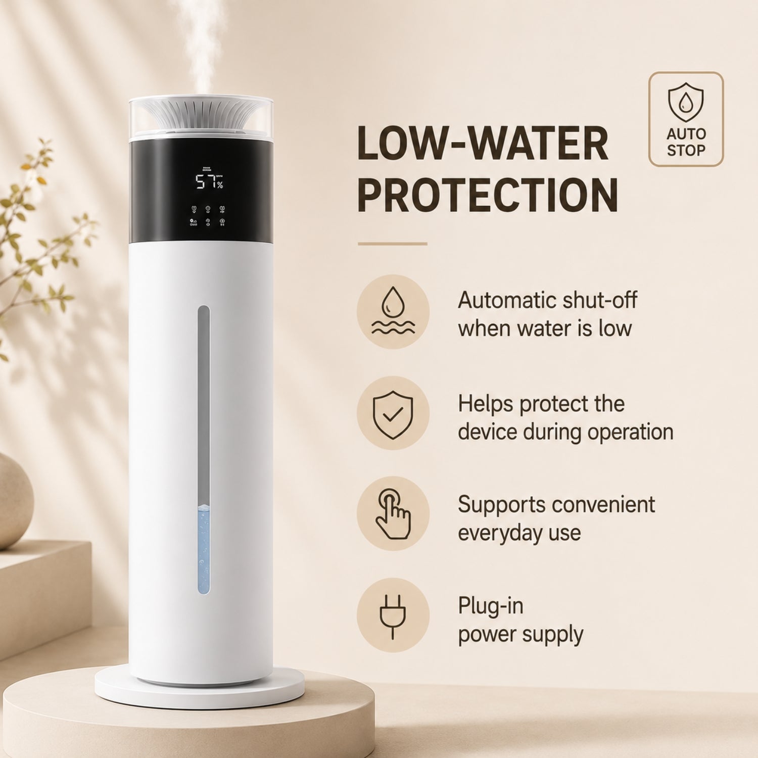ZOAVE - Umidificatore a colonna