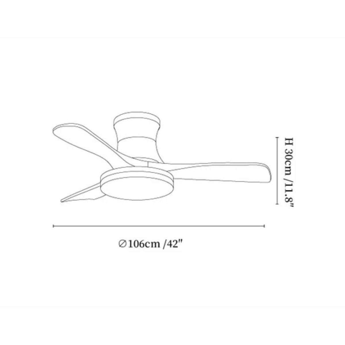 Plafoniera con ventilatore Pelaora
