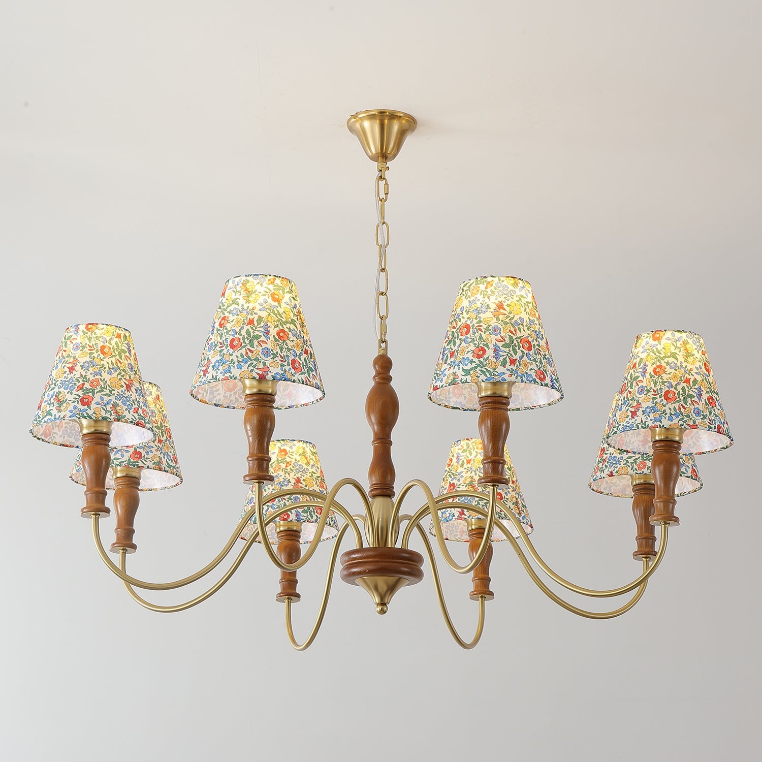 Lampadario floreale Vinavi