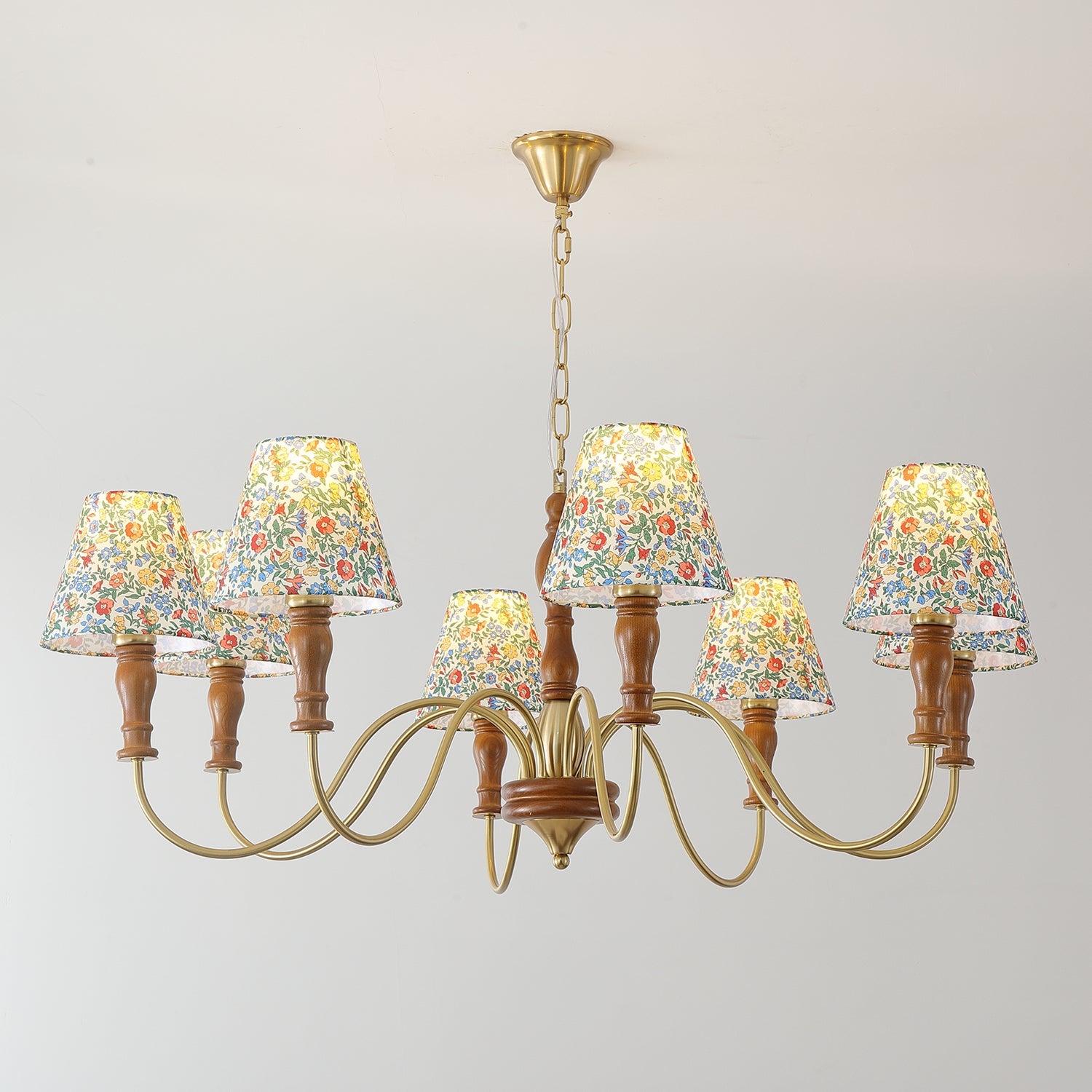 Lampadario floreale Vinavi