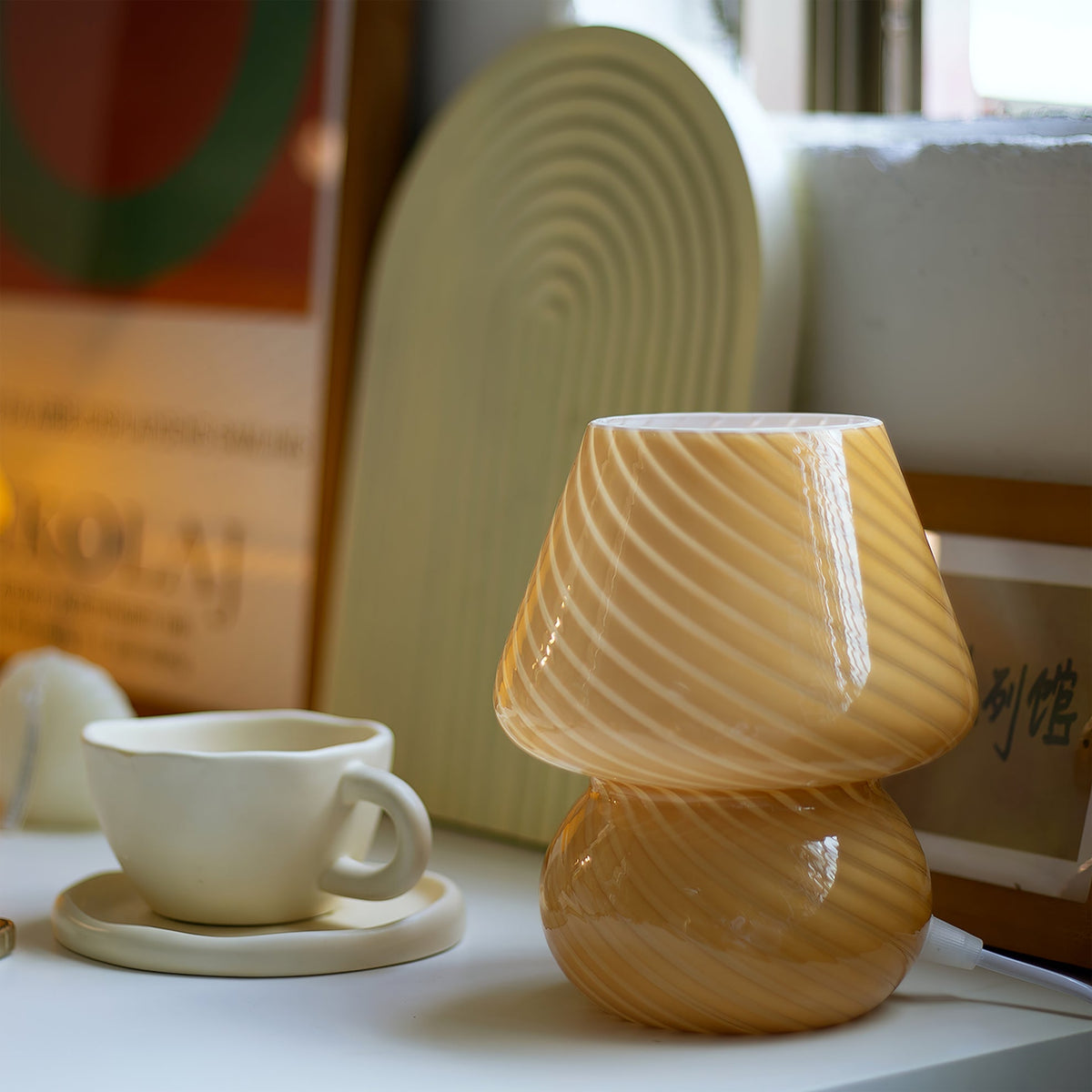 Ansel Glass Table Lamp – detail 8