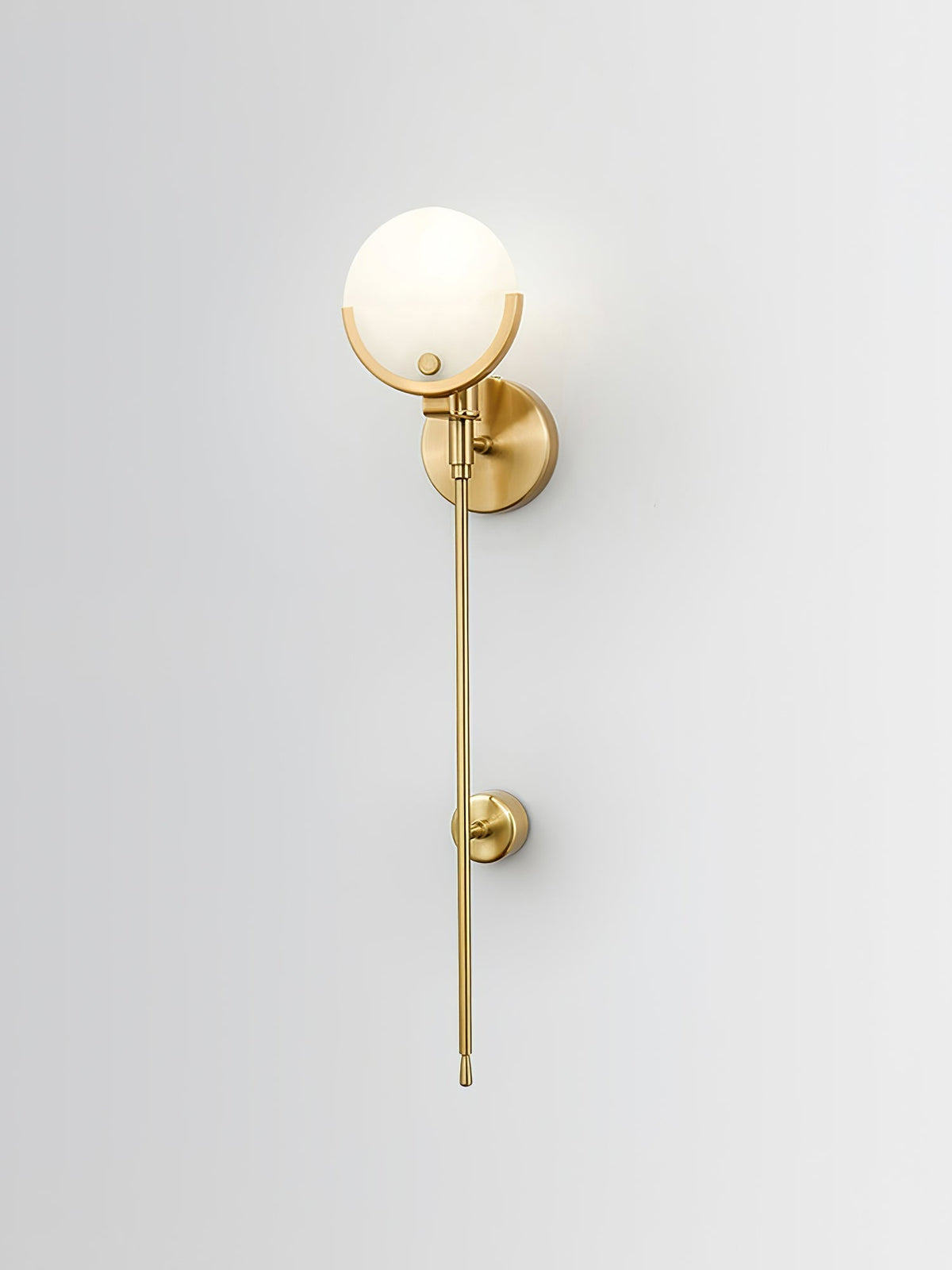 Ava Alabaster Brass Wall Lamp – detail 8