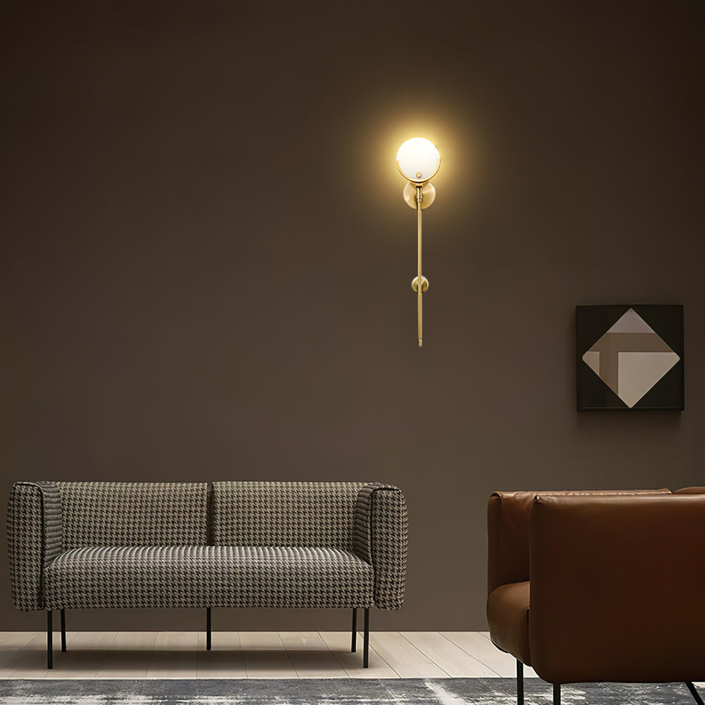 Ava Alabaster Brass Wall Lamp – detail 34