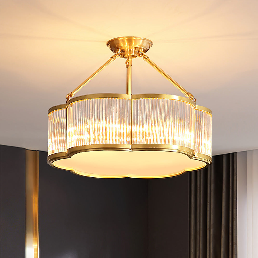 Lampadario a quadrifoglio Marlia