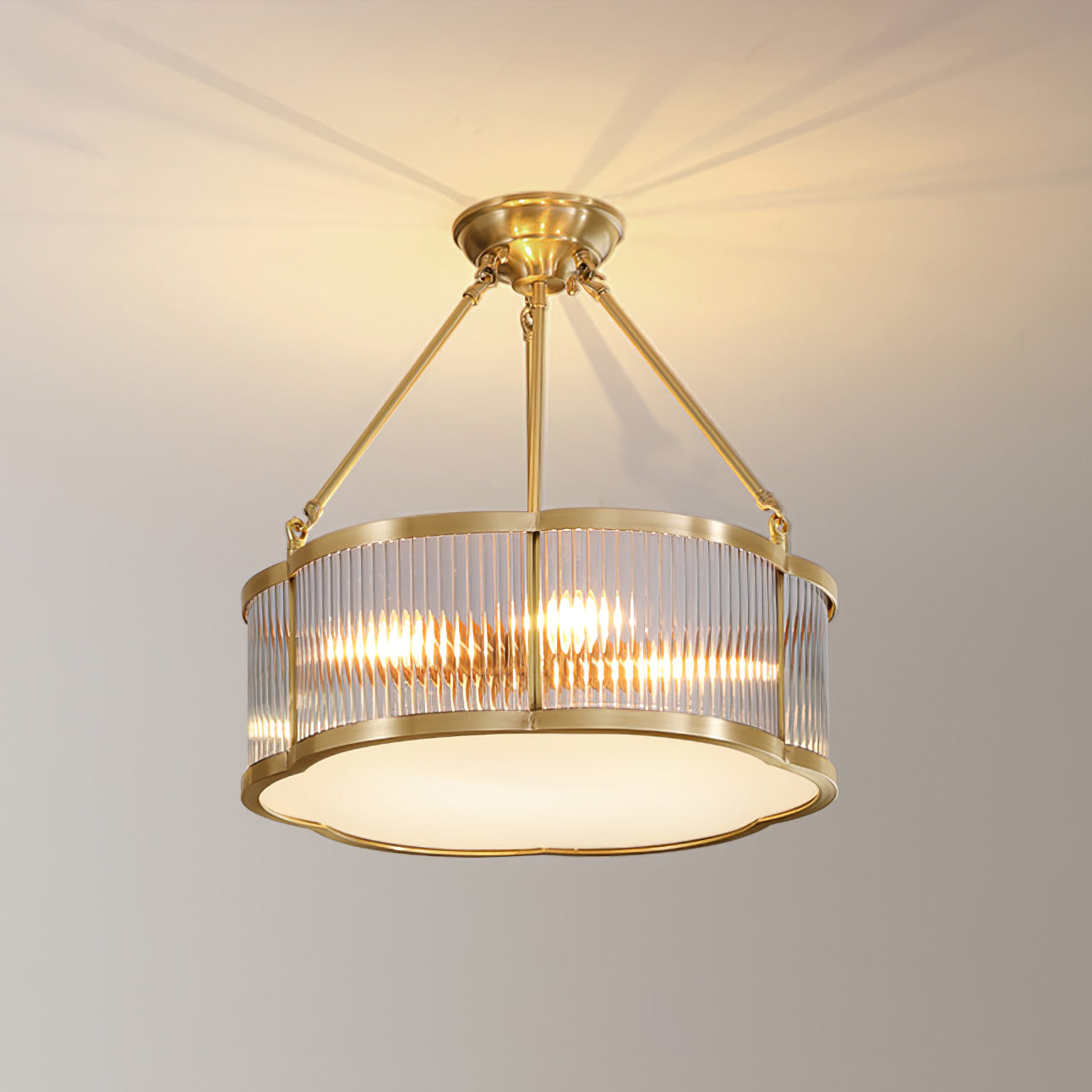 Lampadario a quadrifoglio Marlia