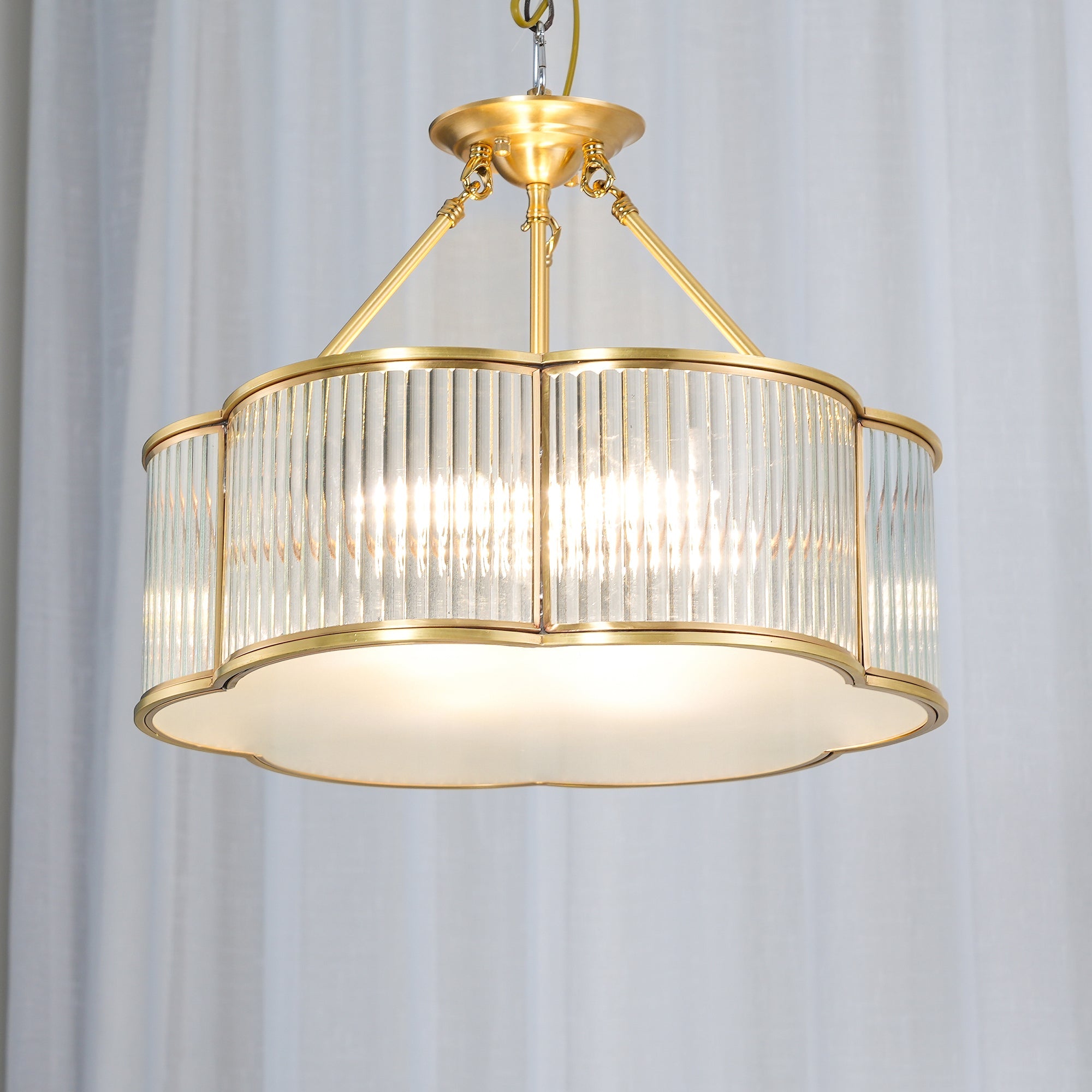 Lampadario a quadrifoglio Marlia