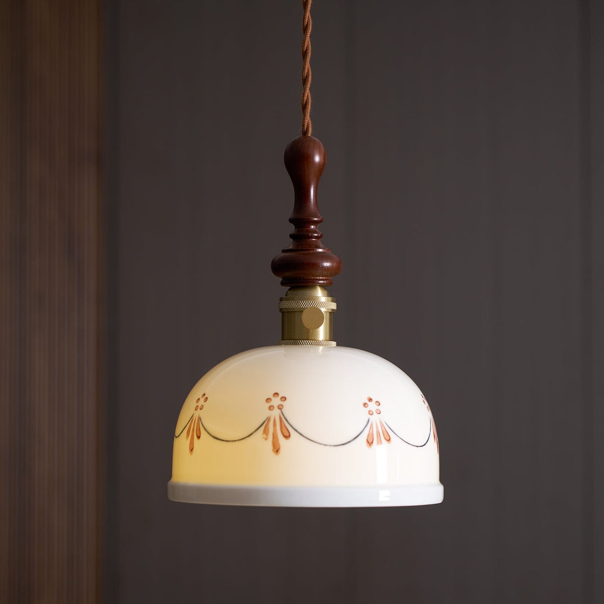 Lampada a sospensione vintage Gioreo