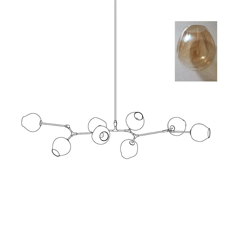 Perry Globe Horizontal Chandelier – detail 35
