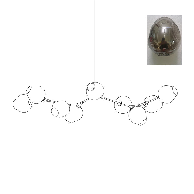 Perry Globe Horizontal Chandelier – detail 39