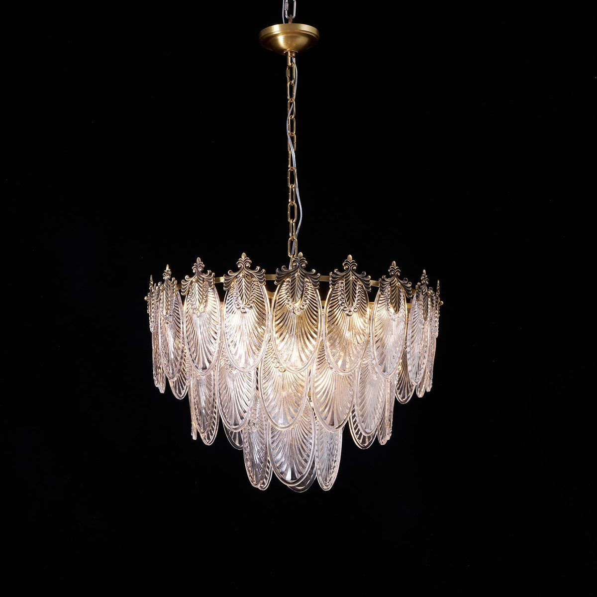 Lampadario a tre livelli Fienola