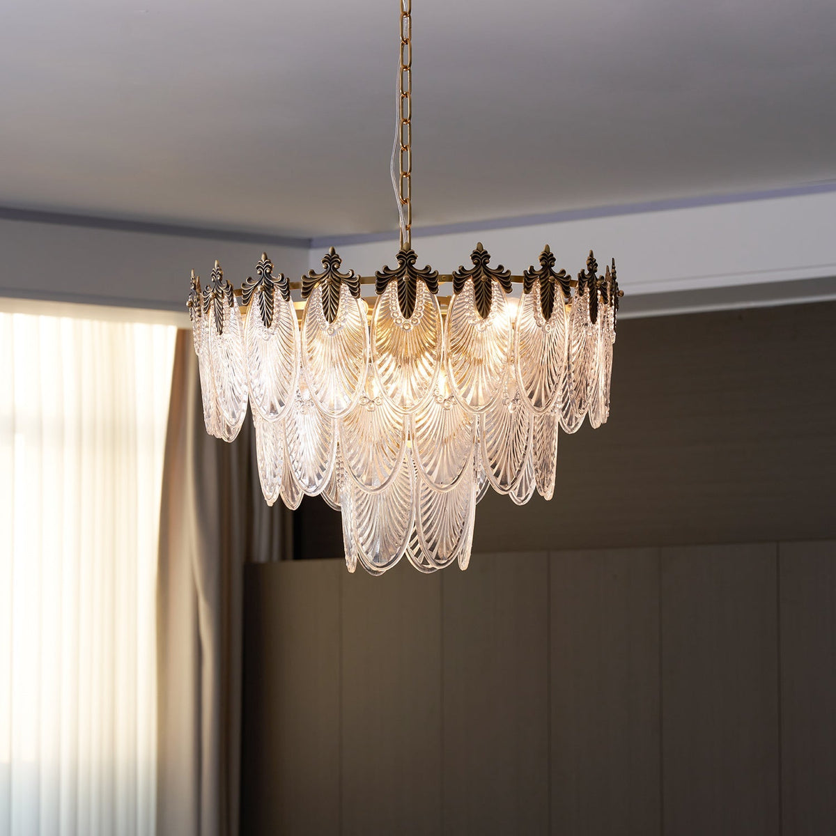 Lampadario a tre livelli Fienola