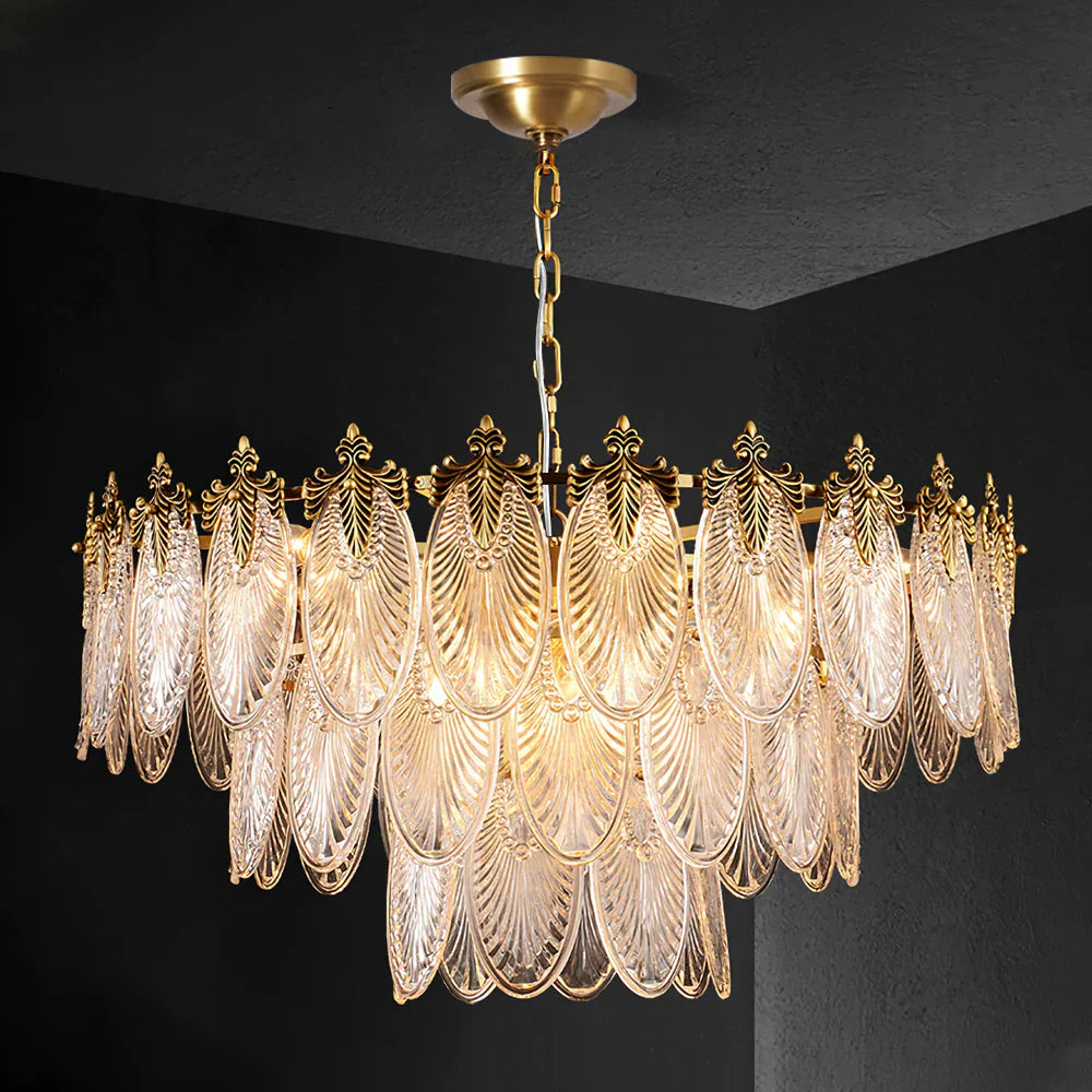 Lampadario a tre livelli Fienola