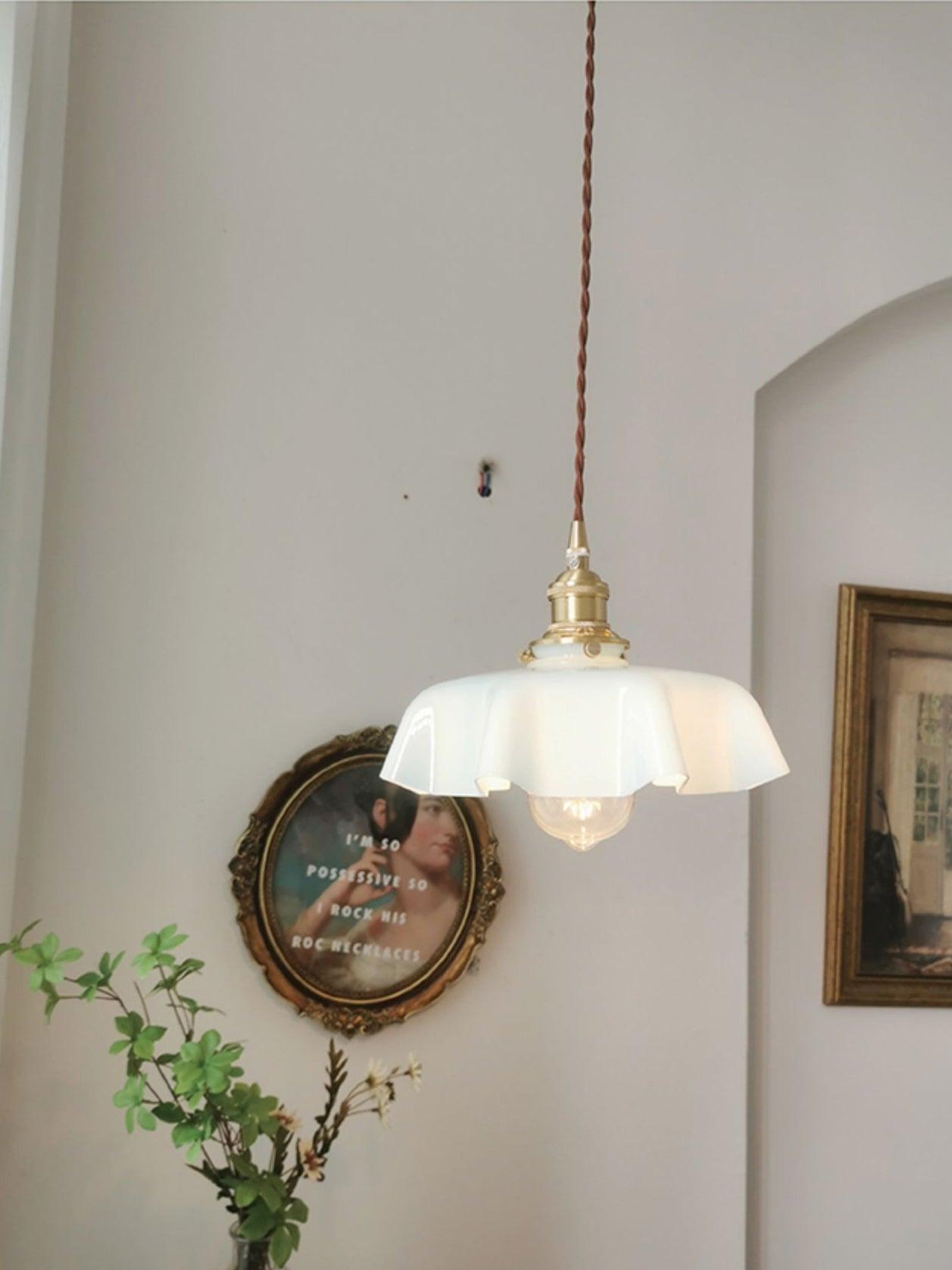 Lampada a sospensione vintage Ameliro