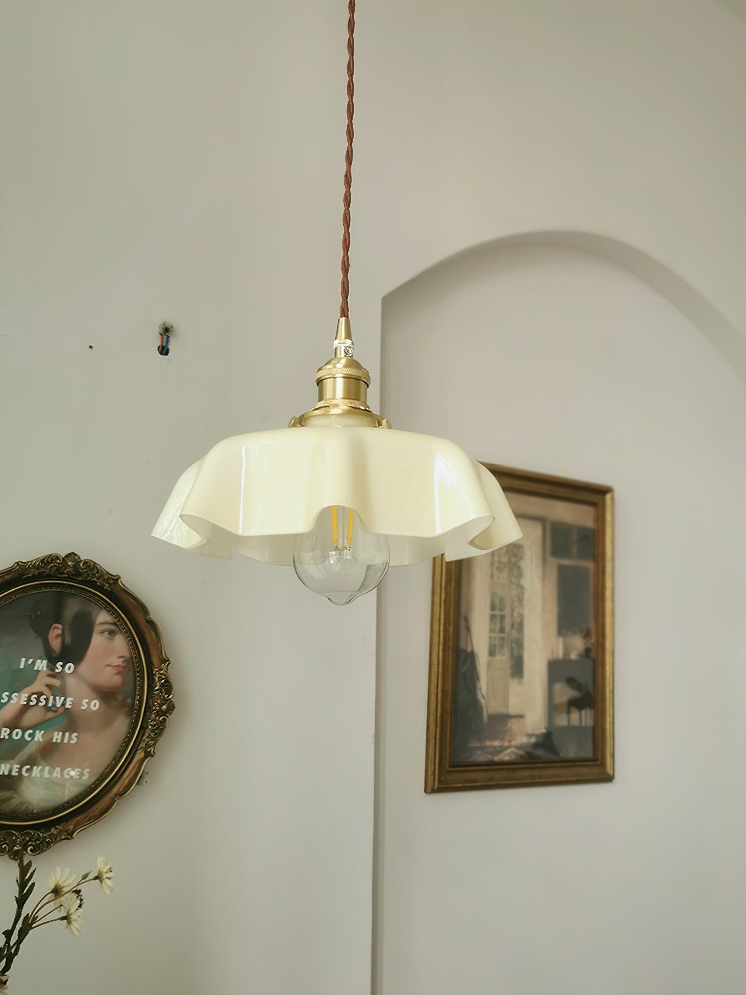 Lampada a sospensione vintage Ameliro