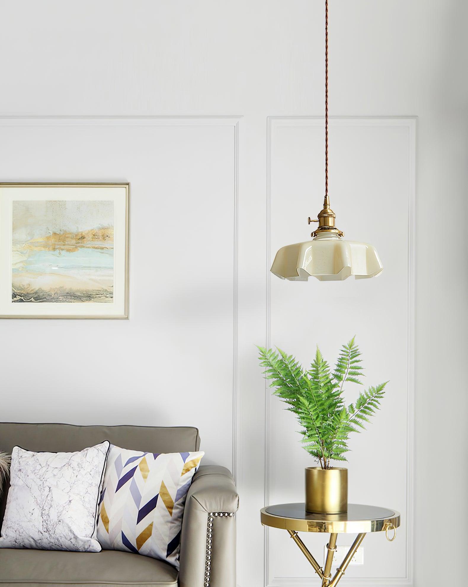 Lampada a sospensione vintage Ameliro