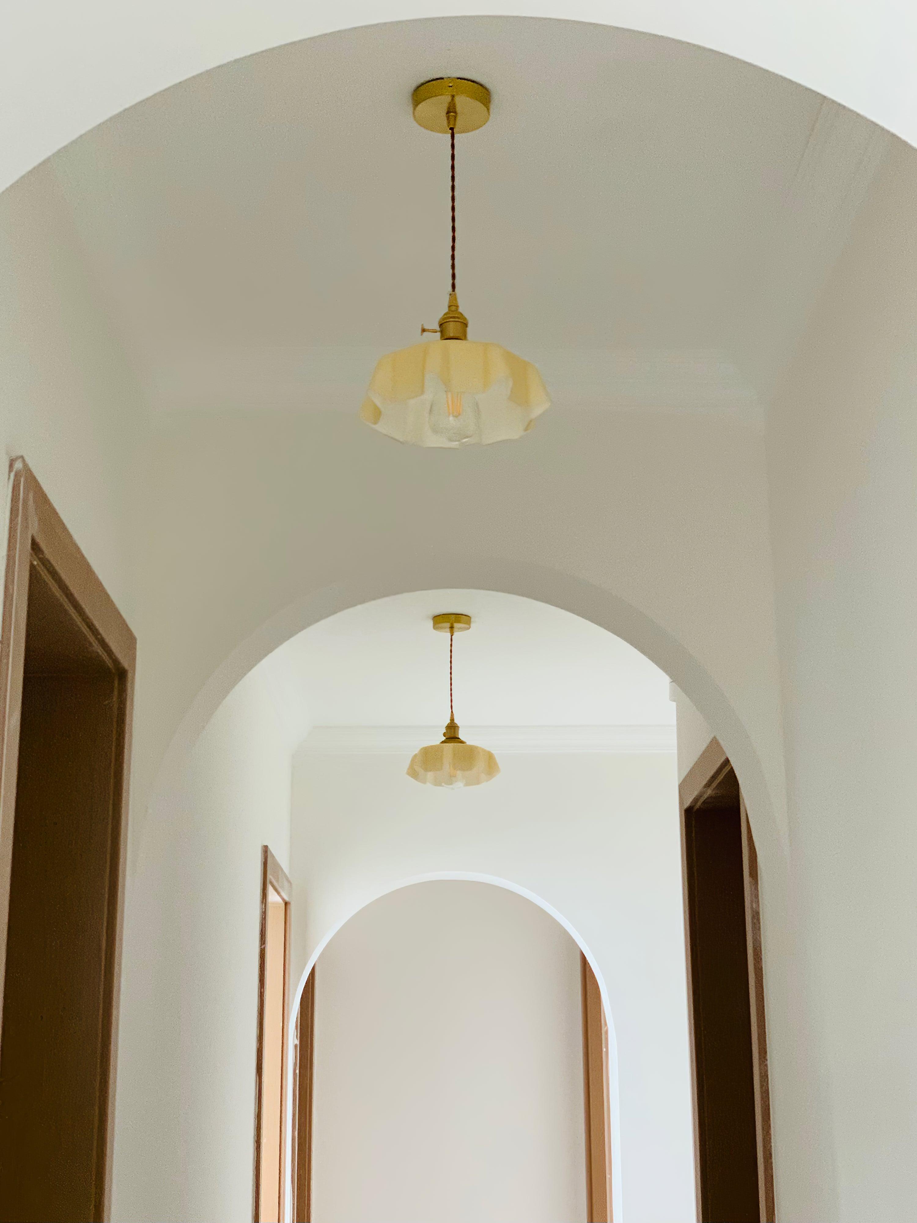Lampada a sospensione vintage Ameliro