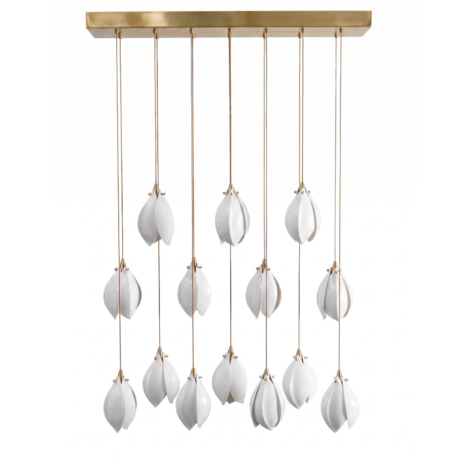 Lampada a sospensione floreale Fenoriano