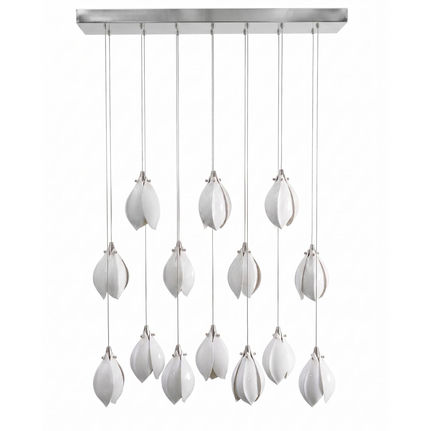 Lampada a sospensione floreale Fenoriano