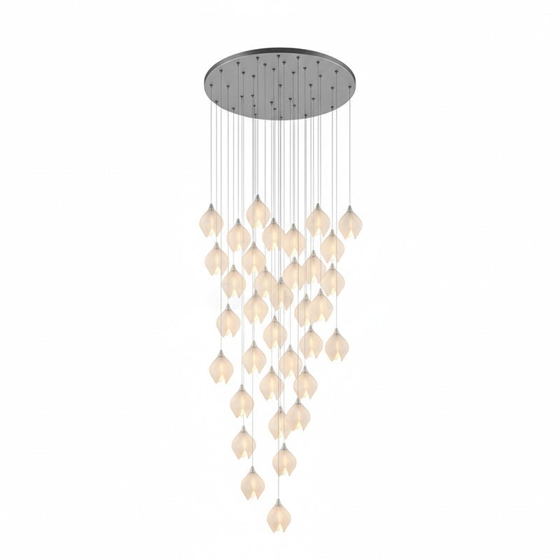 Lampada a sospensione floreale Fenoriano