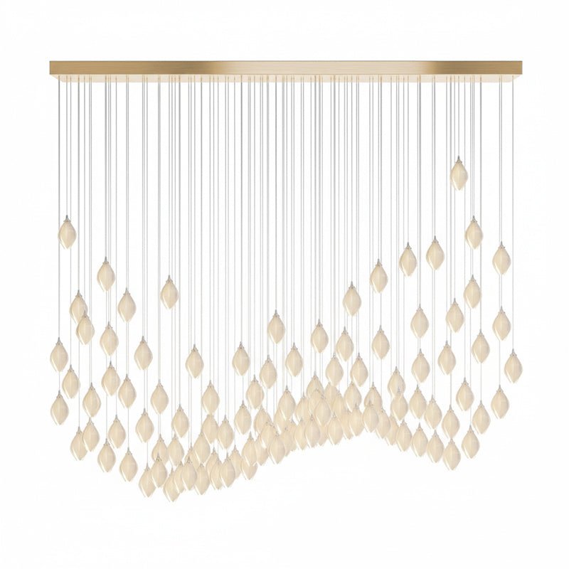 Lampada a sospensione floreale Fenoriano