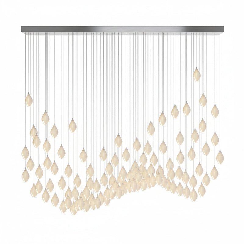 Lampada a sospensione floreale Fenoriano