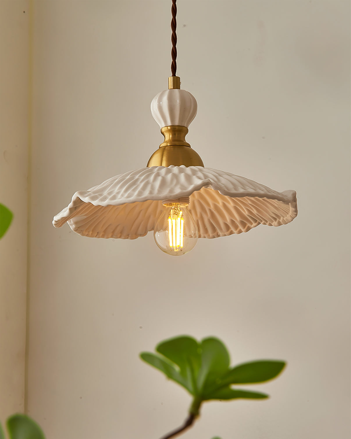 Lampada a sospensione scolpita Daldora