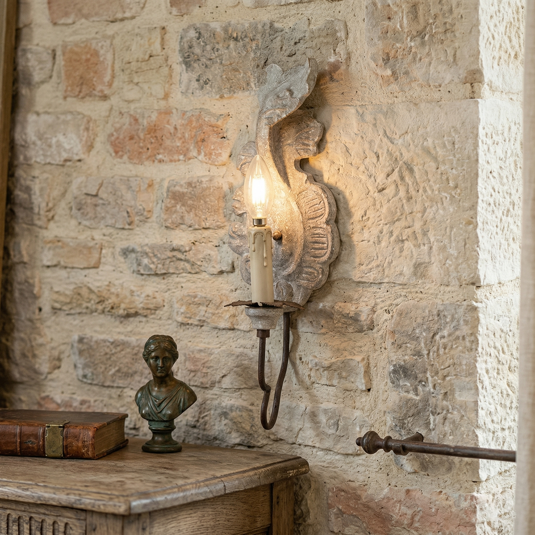Applique da parete vintage Rasolere