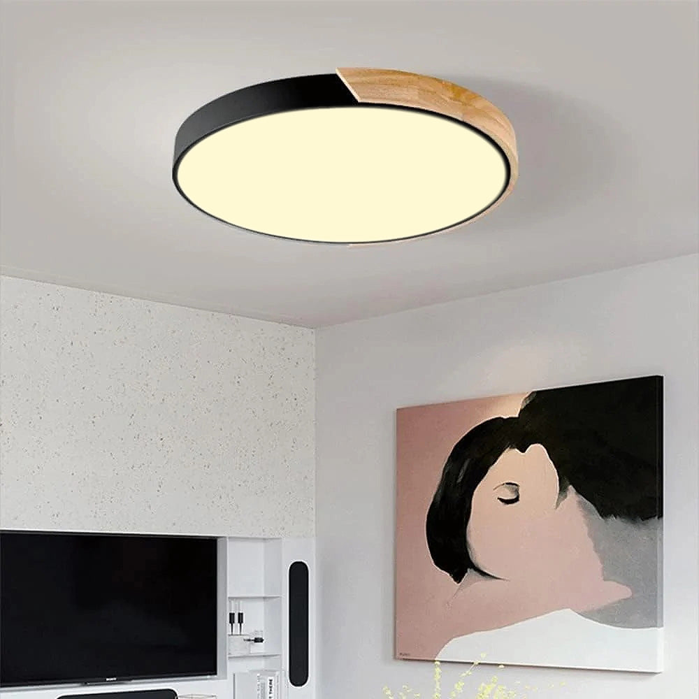Plafoniera rotonda Paino