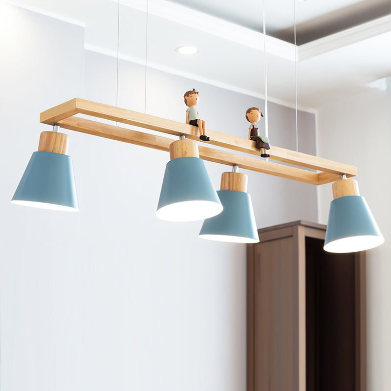 Cone Wood Chandelier – detail 12