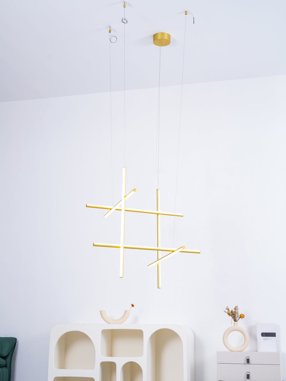 Gridline Linear Chandelier – detail 8