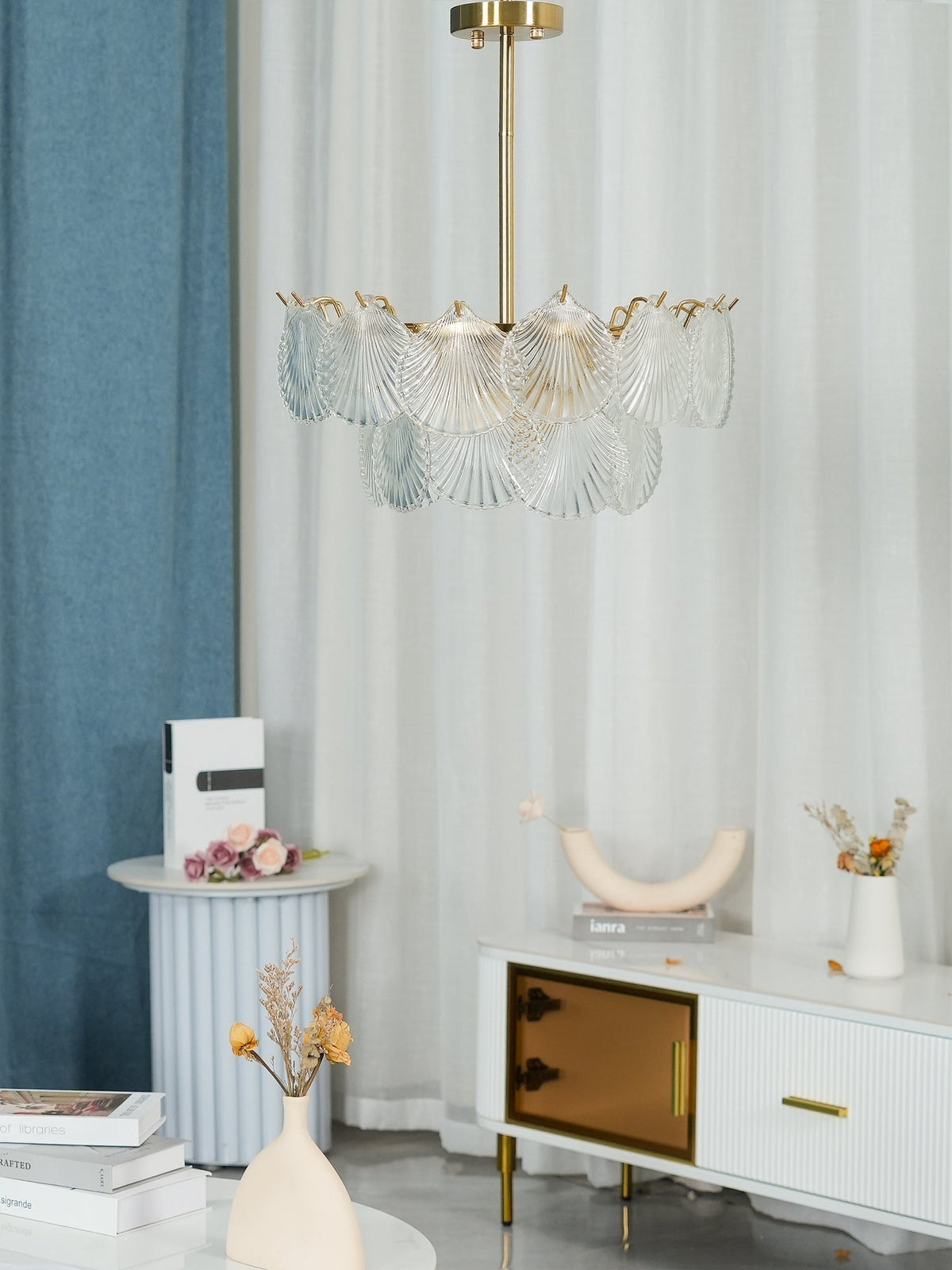 Shell Glass Chandelier – detail 12