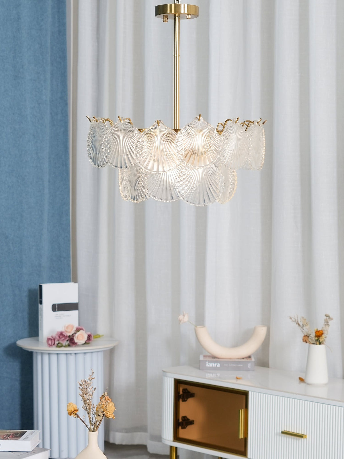 Shell Glass Chandelier – detail 11