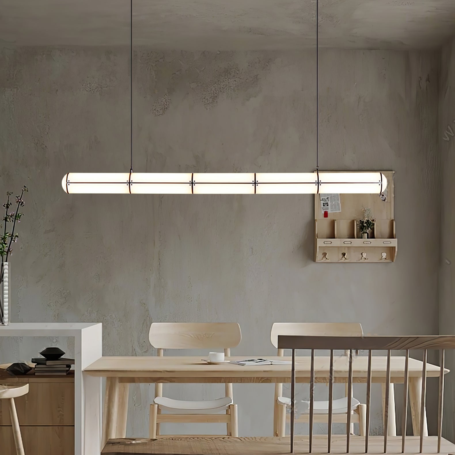 Lampada a sospensione lineare Aronale