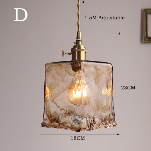 Lampada a sospensione vintage Zeliaro