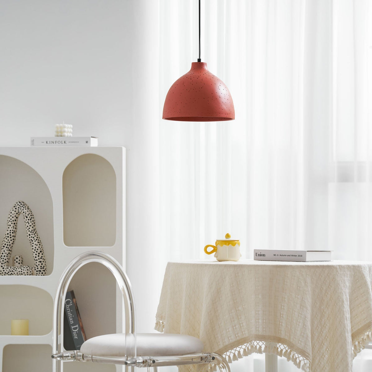 Resin Bowl Pendant Lamp - Vakkerlight