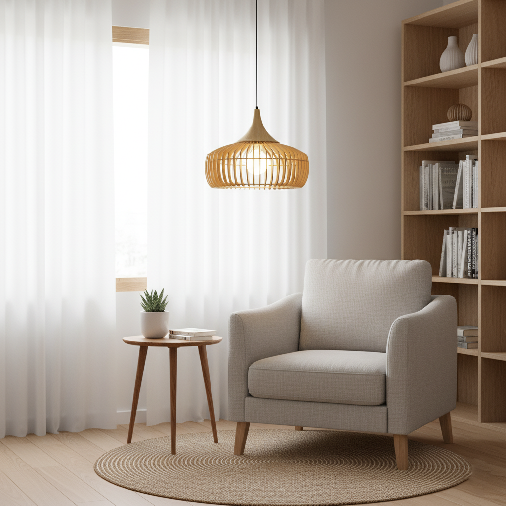 Din Wood Pendant Lamp – detail 9